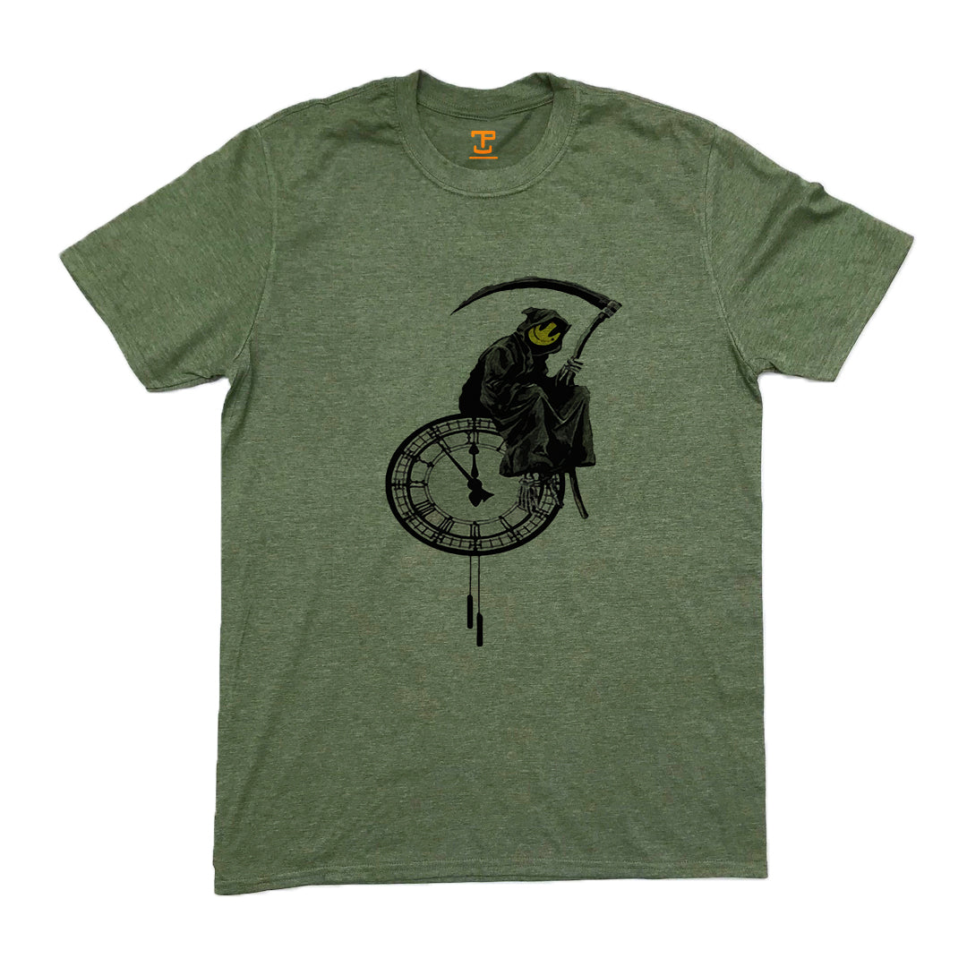 Banksy Reaper Mens T-Shirt