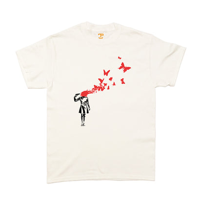 Banksy Suicide Girl Mens T-Shirt