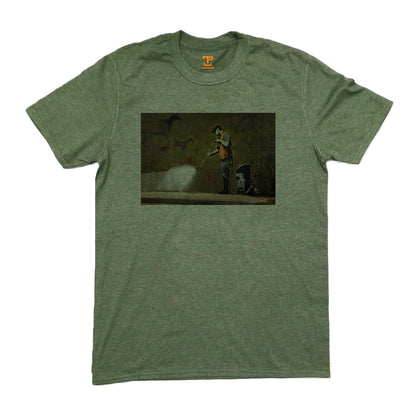 Banksy Cave Clean Mens T-Shirt