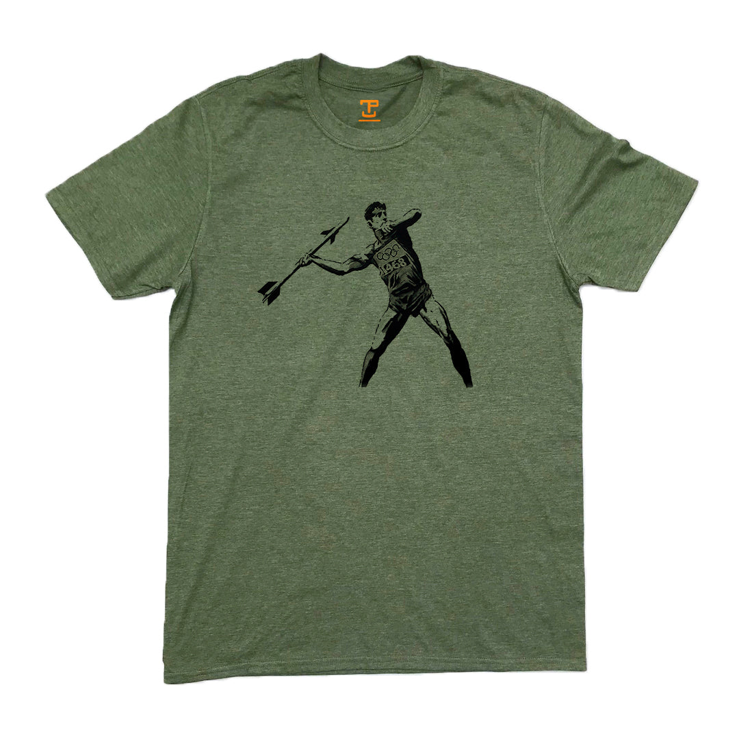 Banksy Olympic Javelin Mens T-Shirt