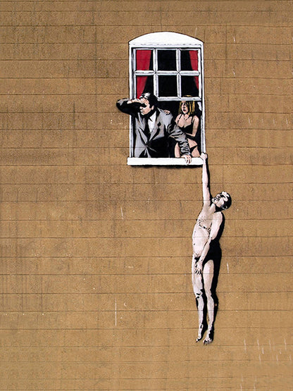 Banksy Hanging Man Poster