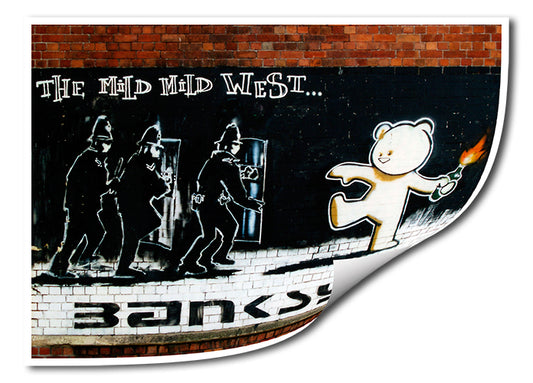 Banksy Mild Mild West Poster