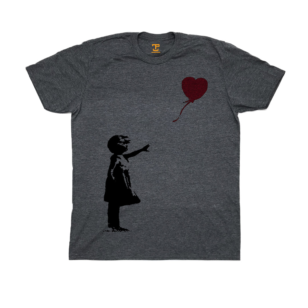 Banksy Balloon Girl Mens T-Shirt