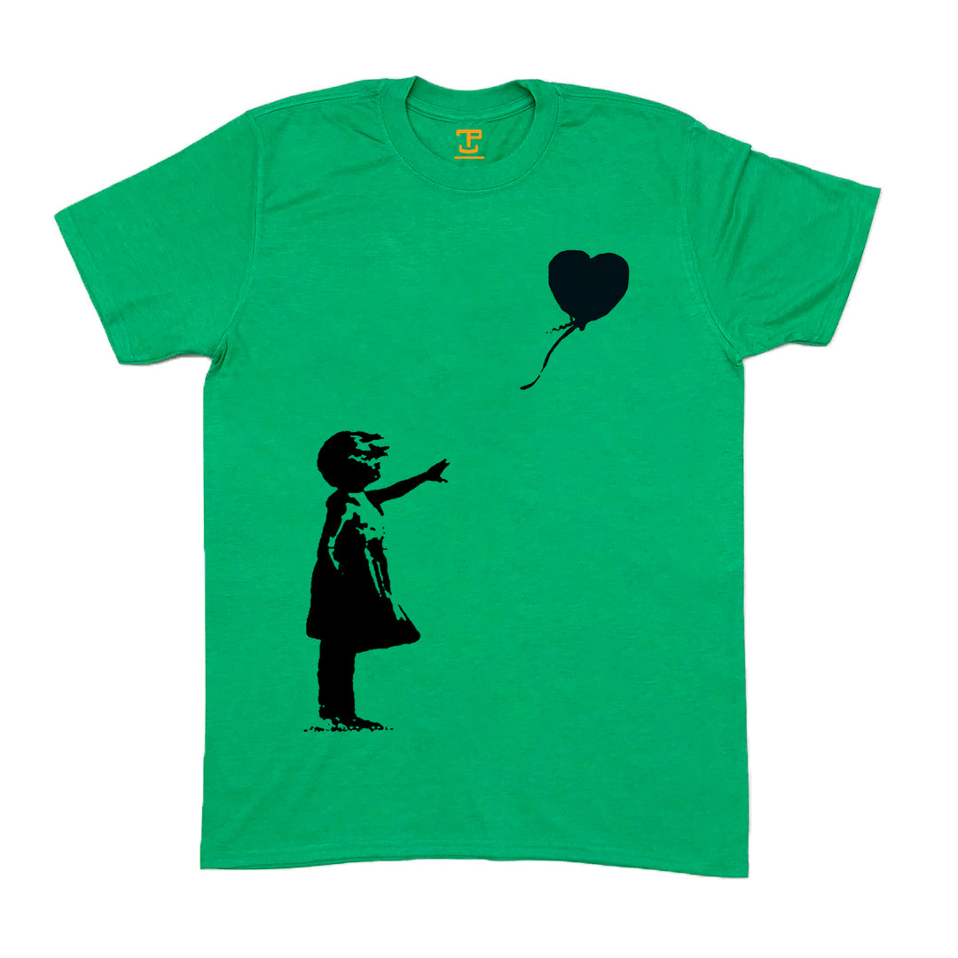 Banksy Balloon Girl Mens T-Shirt
