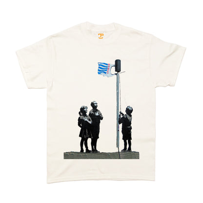 Banksy Tesco Flag Mens T-Shirt