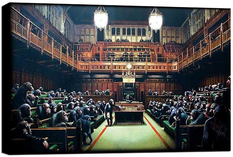 Banksy Monkey Parliament