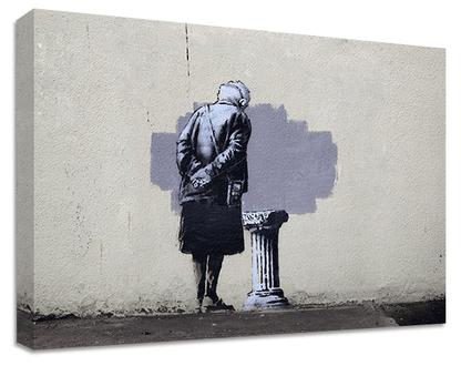 Banksy Folkestone Plinth Canvas